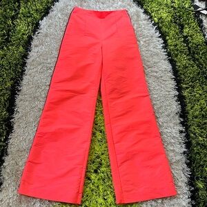 Batsheva Neon Pink Tuxedo Pants